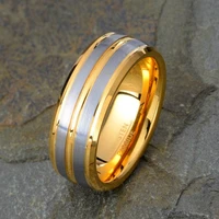 8mm fashion men rings simple wedding engagement bands stainless steel anniversary christmas gift jewelry