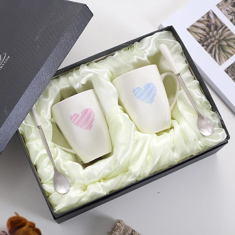 

350ML Cartoon Mug Cute New Ceramic Mug Coffee Tea Milk Cups Couples Present Office Ceramic Coffee Cup