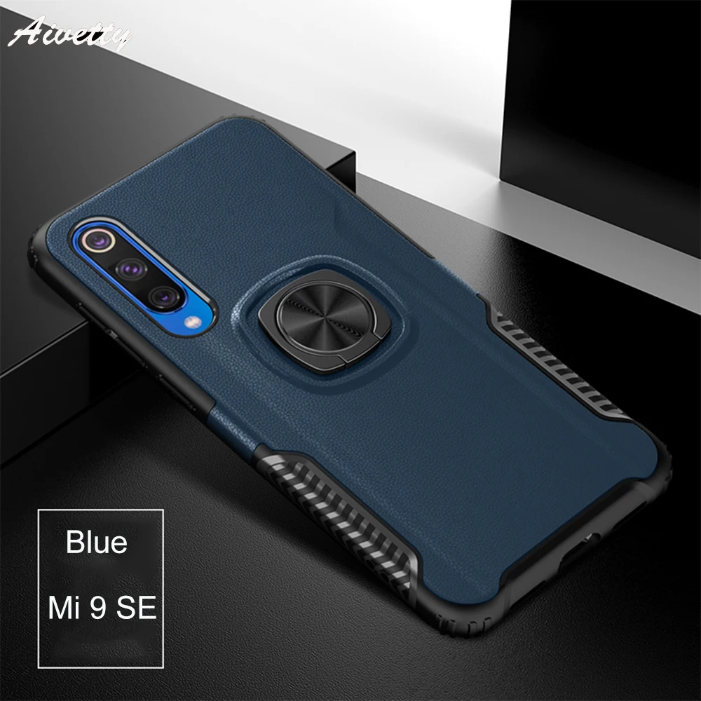 Палец кольцо подставка чехол для телефона Xiaomi Mi 9 Lite SE ПК и ТПУ бизнес