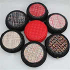 Круглая сумочка ручной работы Shap, аксессуар сделай сам с отверстиями для вязания, женская сумка через плечо, базовая круглая 18 см