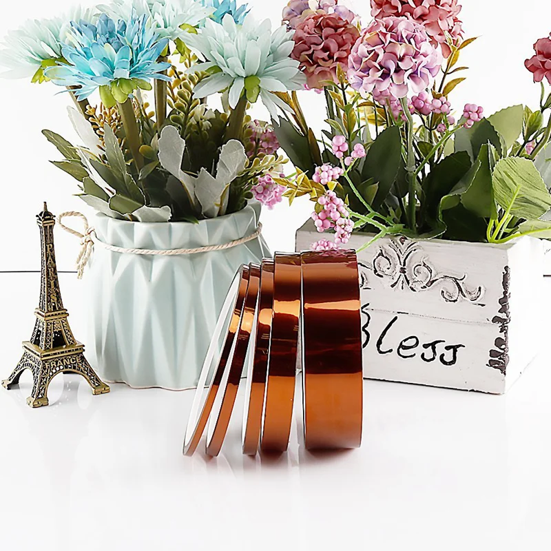 Высокотемпературная лента 5 упаковок полиимида высокотемпературная устойчивая