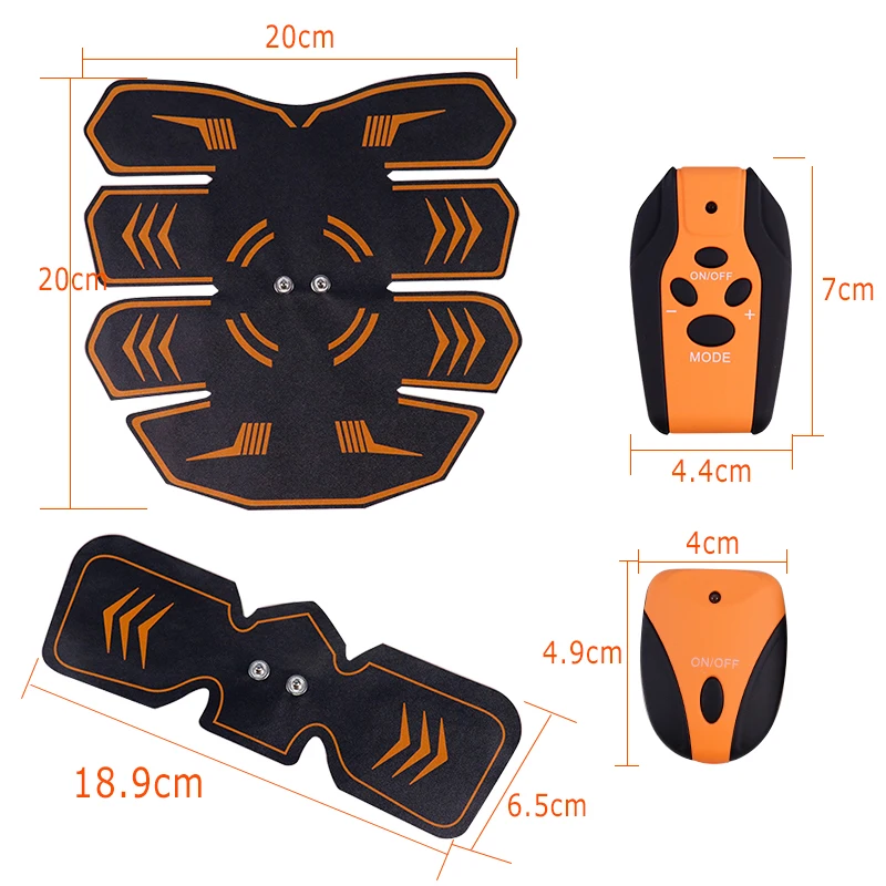 ЭМС электрический стимулятор мышц Тренажер умный фитнес тренировка живота