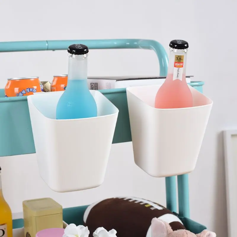 

4pcs/set Portable Hanging Storage Bucket Plastic Container for Kitchen Sundries