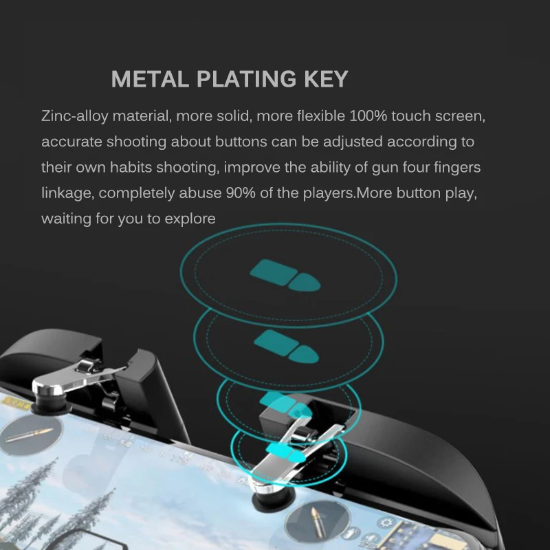 Игровой джойстик гибкий сенсорный мобильный игровой контроллер для универсальных мобильных игр для 5,5-7 дюймовых мобильных телефонов