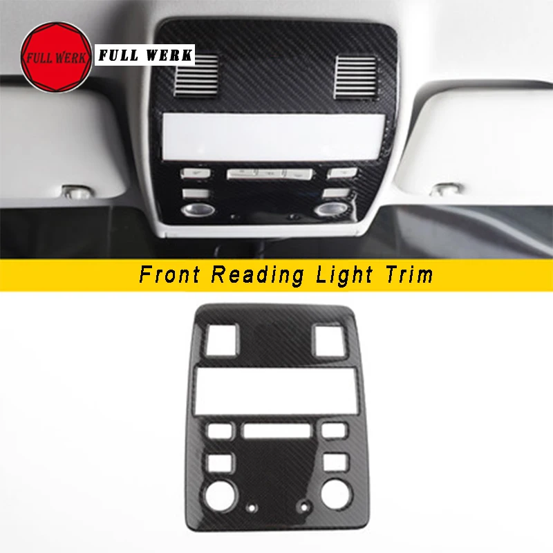 Эпоксидная углеродного волокна стайлинга автомобилей спереди и сзади для чтения