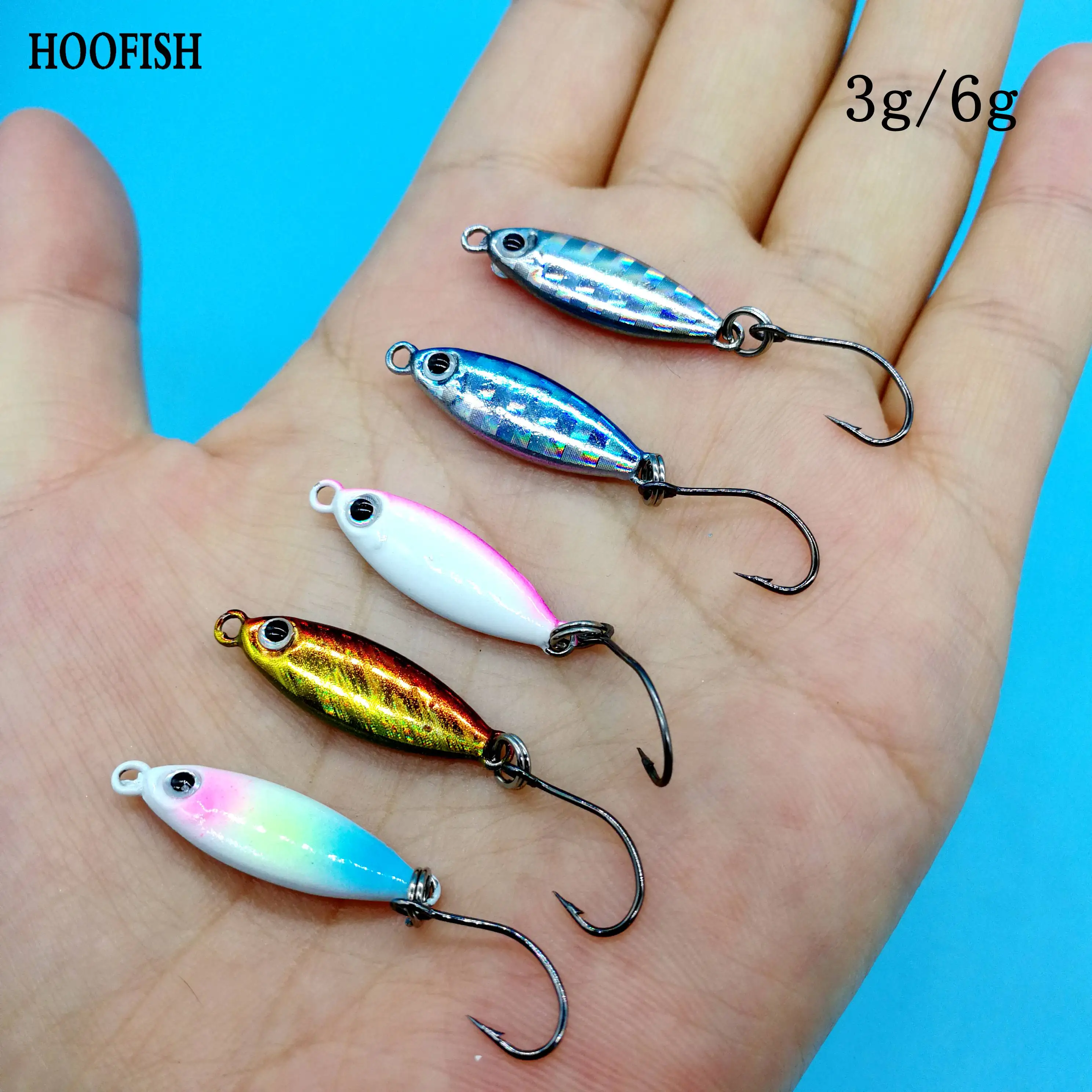 Рыболовная приманка мини Мормышка с крючком 3 г 6 г|Наживки для рыбной ловли| |