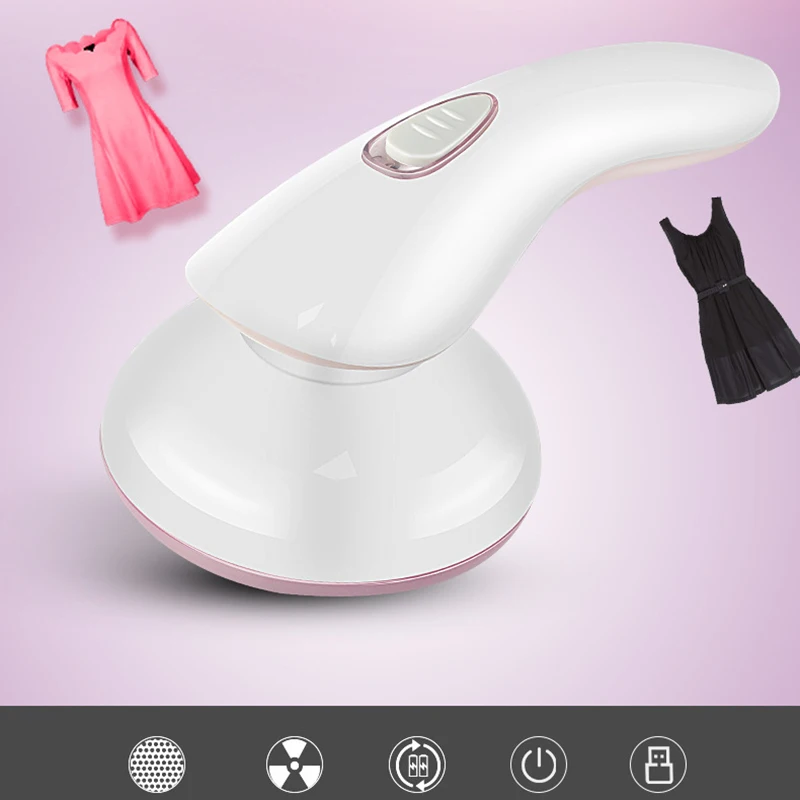 Lint Remover Portable Sweater Fabric Fuzz Shaver Defuzzer for Clothes Cotton Slippers Sofa Blanket Curtain (USB Recharge | Бытовая
