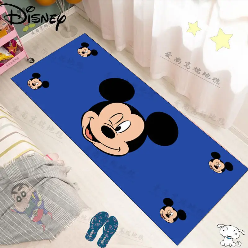 

Disney Simple Modern Polyester Material Cute Cartoon Donald Duck Captain America Mickey Mouse Rectangular Household Carpet