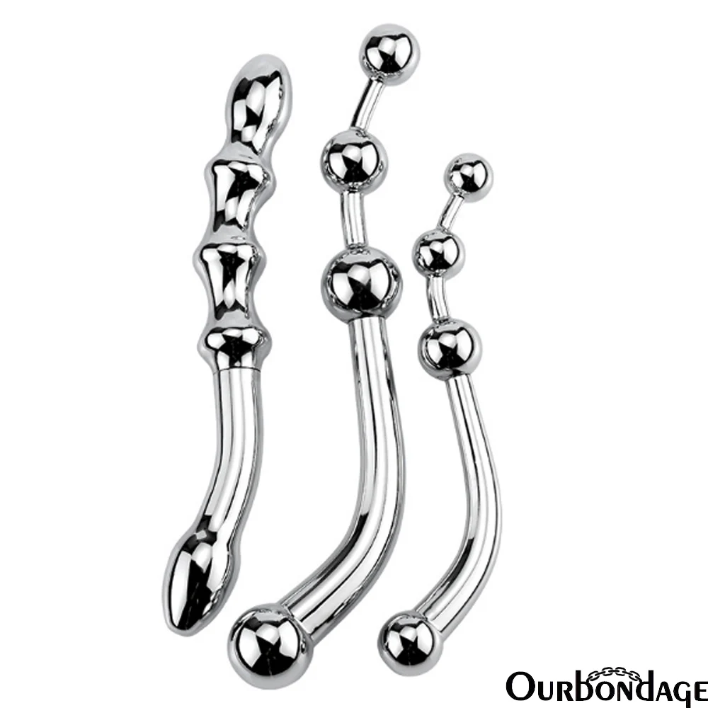 Анальная пробка из нержавеющей стали в виде змеи для мужчин женщин массажа