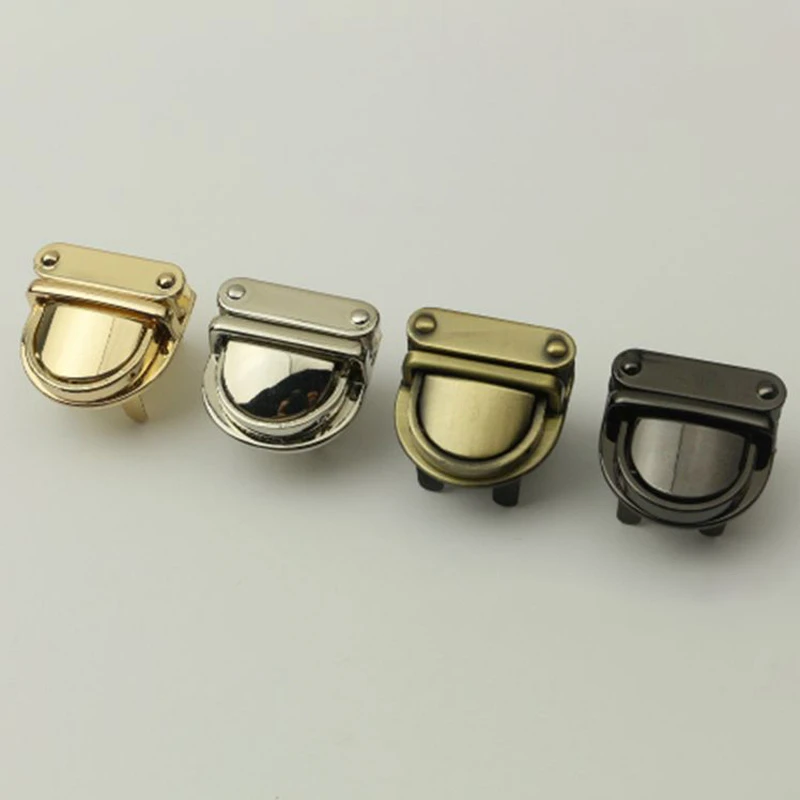 

6 Pcs Metal Clasp Turn Lock Twist Lock for DIY Handbag Shoulder Bag Purse Hardware Closure Bag Parts Accessories Handmade Purse