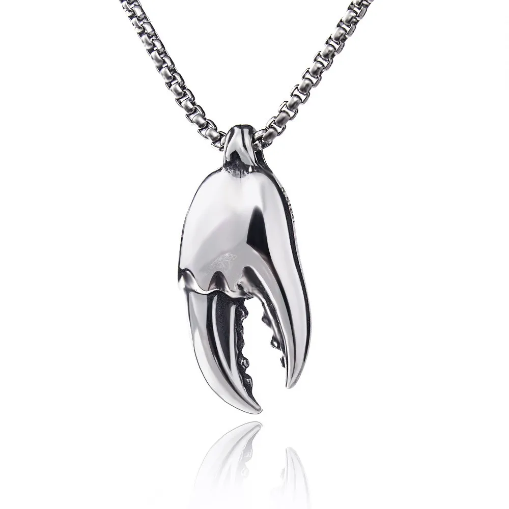 

Vintage Crab Claw Stainless Steel China Wholesale Customized Alloy Pendant Hip Hop Jewelry Necklace
