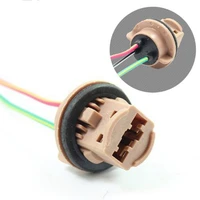 t20 7441 7443 992a bulbs socket brake turn signal light harness wire led tail plug adapter
