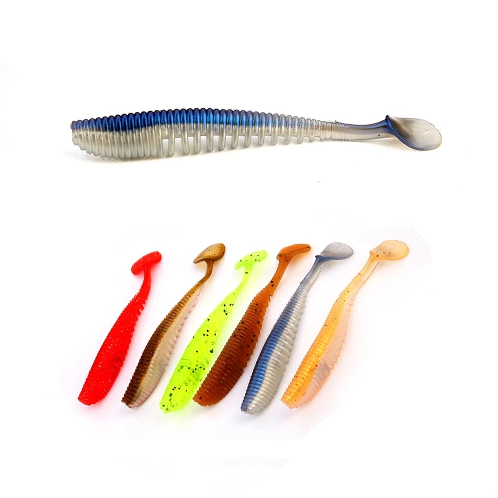 

Рыболовные приманки Awaruna 5 шт./лот, 10 см, 5g carp Bass, рыболовные приманки, воблеры, мягкие приманки, мягкие силиконовые рыболовные приманки для ло...