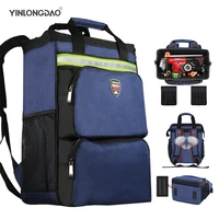 electrician special shoulder tool bag multifunctional maintenance installation portable canvas thick wear resistant backpack