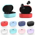 Силиконовый чехол для наушников Xiaomi Redmi AirDots, защитный чехол для наушников, bluetooth-совместимая беспроводная гарнитура
