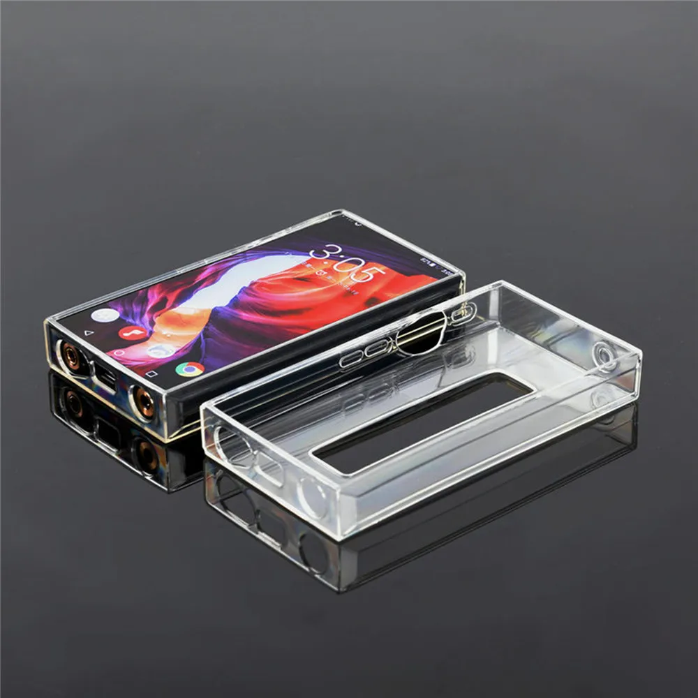 TPU Crystal Clear чехол Мягкий защитный рукав Shellfor FiiO M11 Pro Аксессуары|Аксессуары для MP3