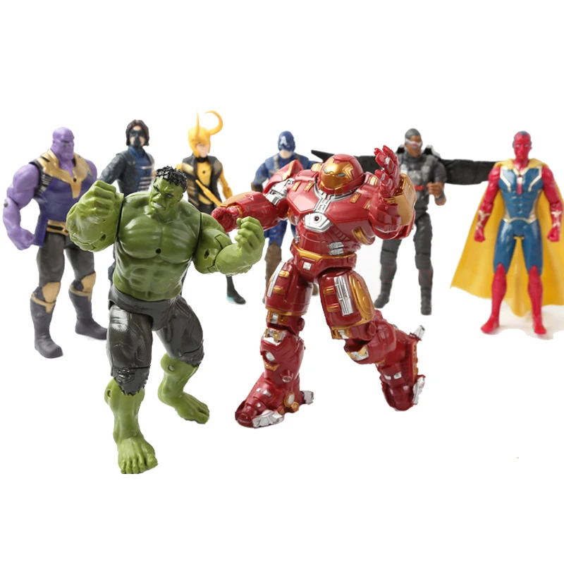 16 см Мстители Marvel фигурки супергероев модель куклы Железный человек Человек-паук