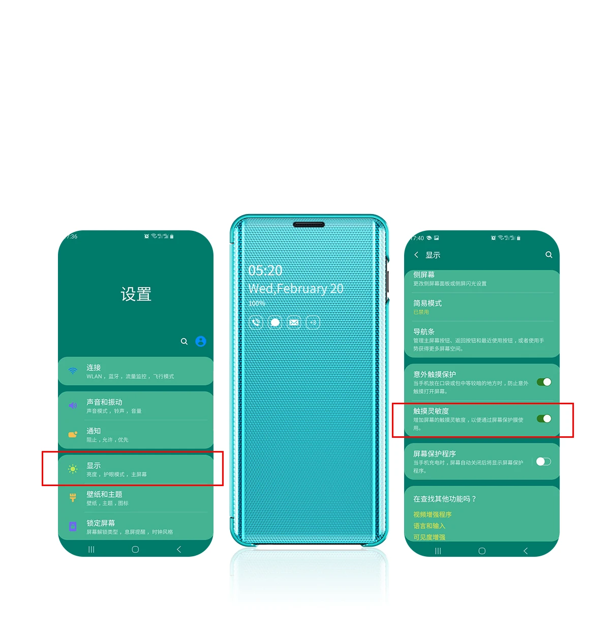 Прозрачный зеркальный кожаный чехол-книжка для Samsung S7 S8 plus S9 S10 lite s7 edge роскошный