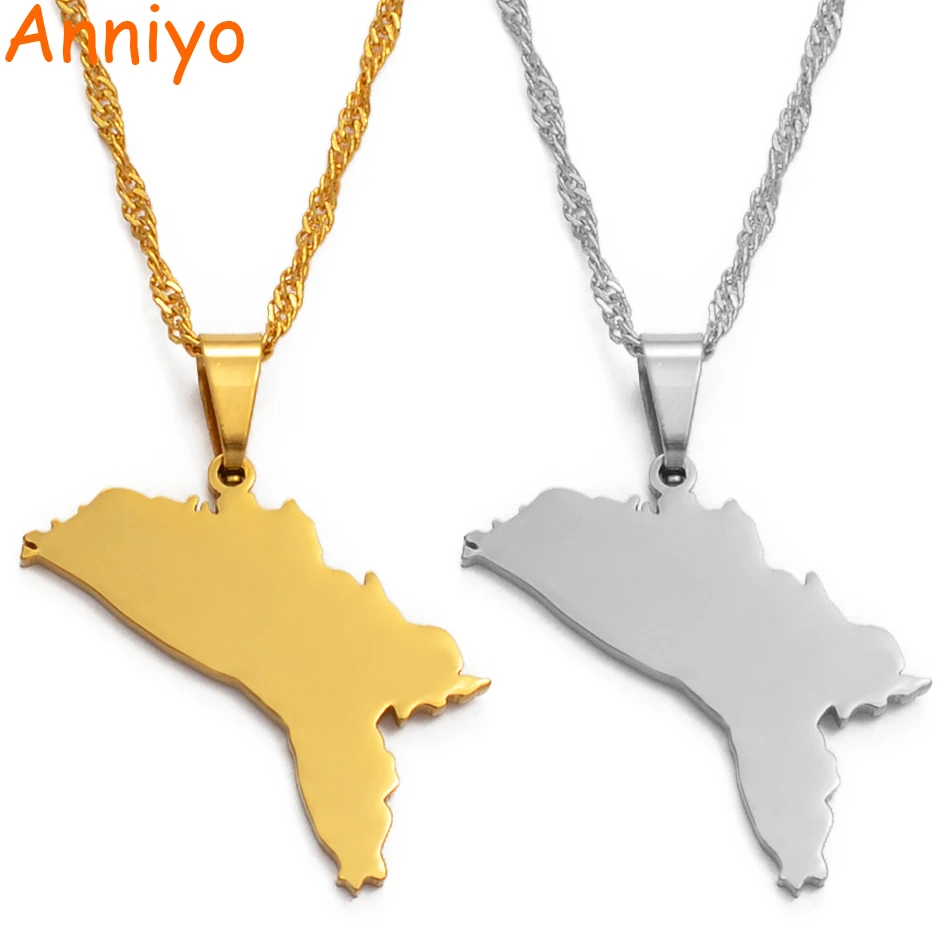 

Ожерелья и подвески Anniyo с картой молдовской Республики для женщин, карточки страны, ювелирные изделия молдовской Республики #022121