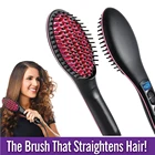 Электрическая щетка для выпрямления волос ионный выпрямитель волос профессиональный керамический Массажер для укладки волос инструменты для нагрева горячая расческа фен для волос расческа для волос фен щетка для волос