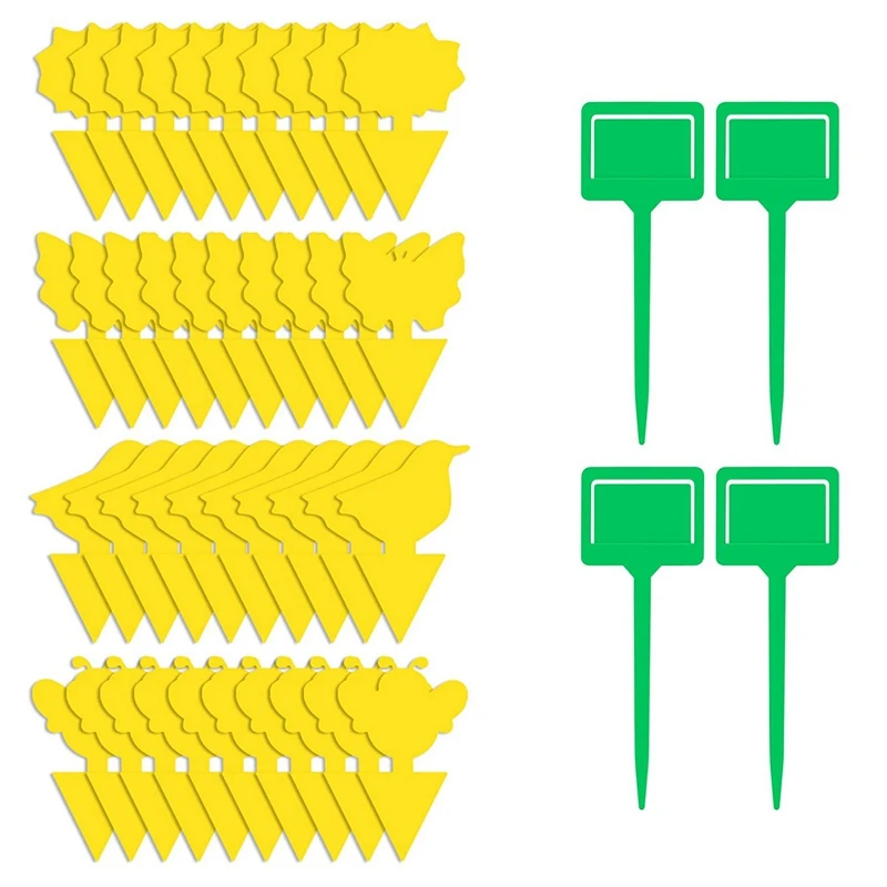 40 шт крючки для ловушки липкие двухсторонний Fliescatcher с 4 шт. Подключаемый модуль