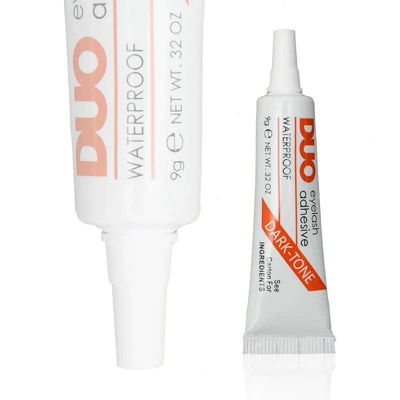 Клей для ресниц прозрачный Белый/Темный черный водонепроницаемый клей накладных