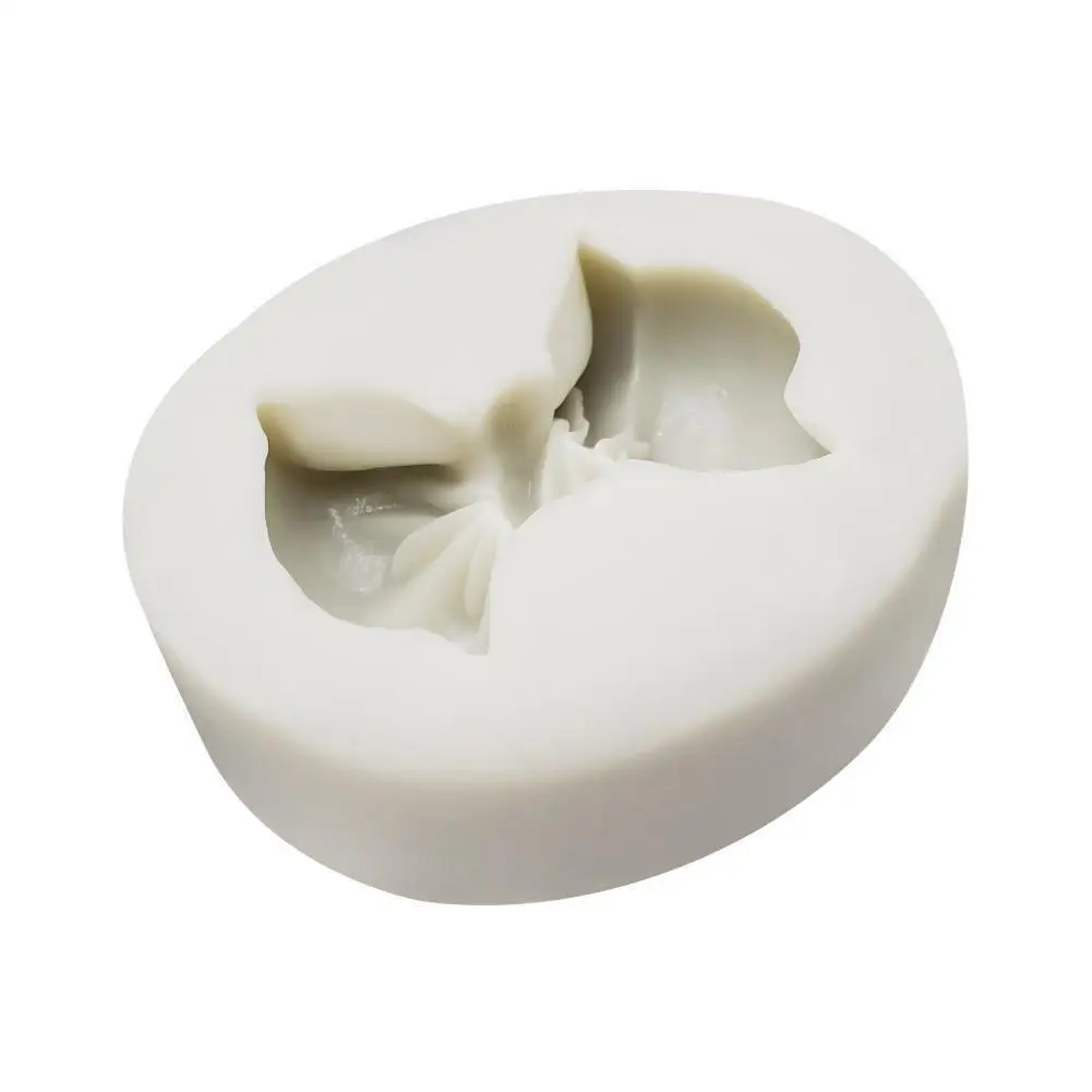 Маленький размер бант силиконовая форма кекс Формочки торта инструмент для