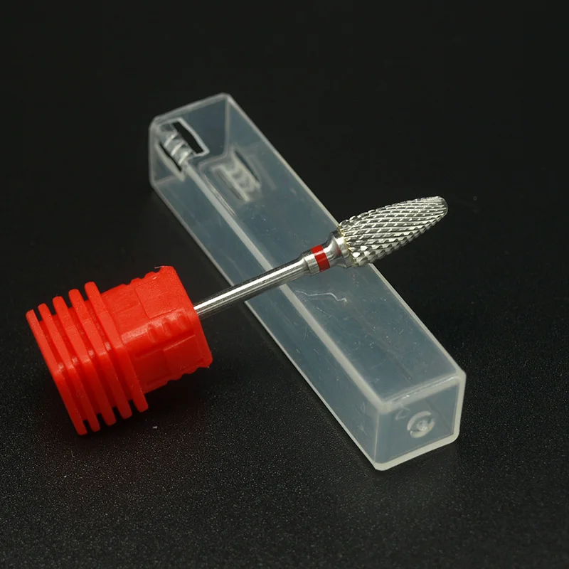 

1pcs/lot higher quality safety bit and Tapered barrel bit carbide nail drill bit for nail manicure machine tools
