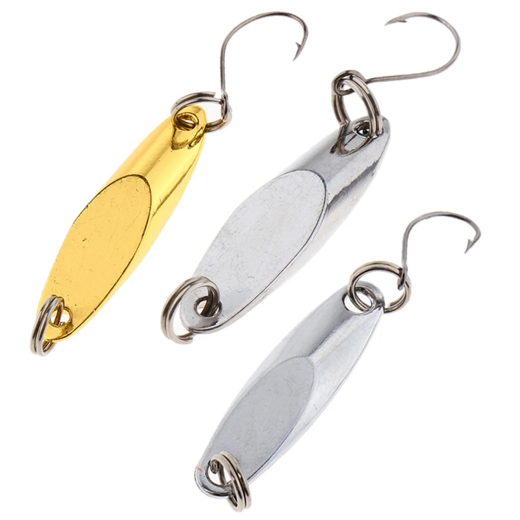 Жесткая приманка с блестками в виде ложки металлические рыболовные приманки