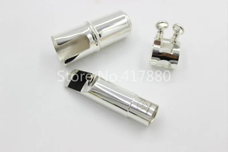 MARGEWATE медная Посеребренная саксофон мундштук для альт тенор сопрано Sax