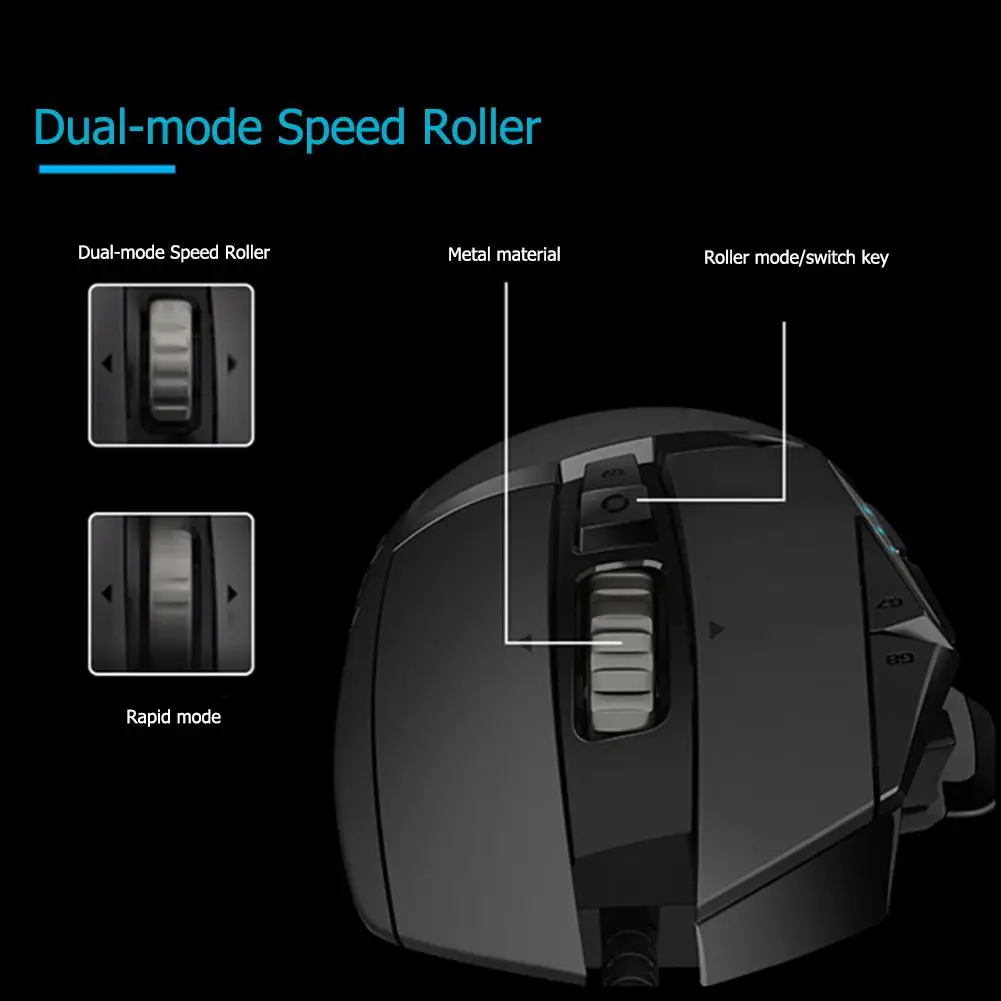 Игровая мышь Logitech G502 Hero Master программируемые кнопки 16K датчик двигателя 16000