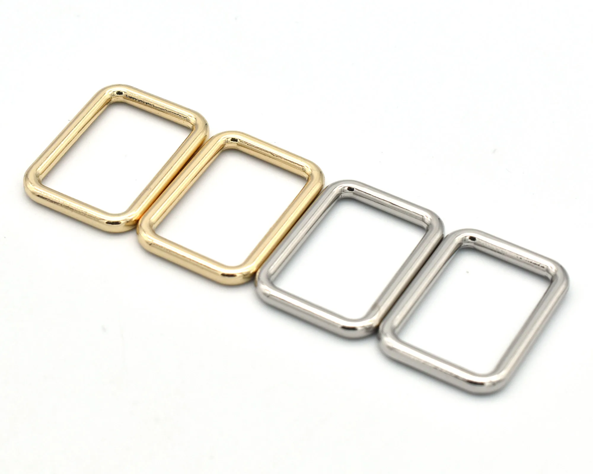 

25mm Light Gold Adjuster Buckles Slide Buckles Metal Belt Purse Backpack Luggage Buckle Purse Handbag Webbing Hardware Clasps