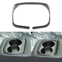 car back seat cup holder panel frame trim sticker for honda civic 8th generation 2006 2011 car interior accessories