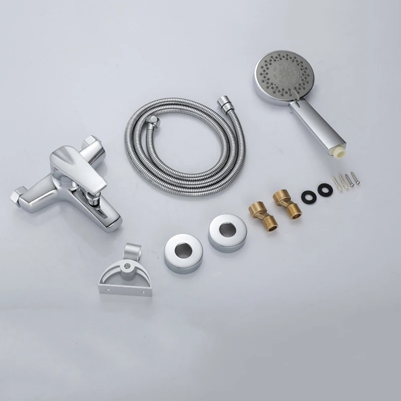 

Bathroom Faucet Shower Faucets System Wall Mount Relaxed Shower Head Taps Hot and Cold Water Mixer Bathroom Hardware R45-505