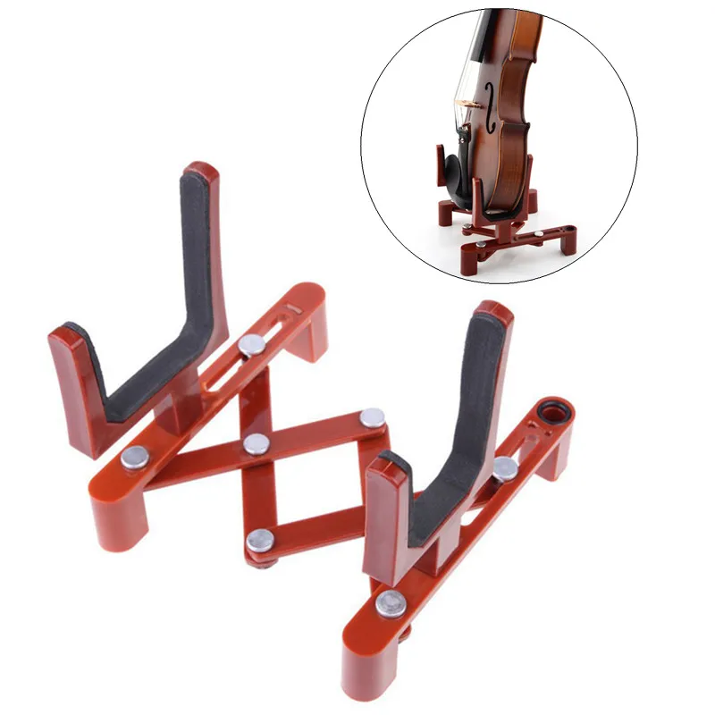 

Professional Violin Stand Universal Foldin Violin Stand Musical Rack Holder Fiddle Floor Holder Rack Violin Guitar Accessories