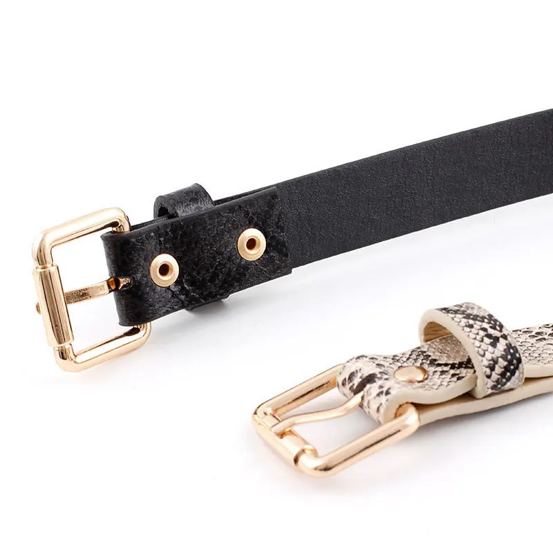 

High Quality Female Pu Leather Snake Belts For Women 2019 Hot Designer Belts For Women's Dress Cinto Feminino Belts