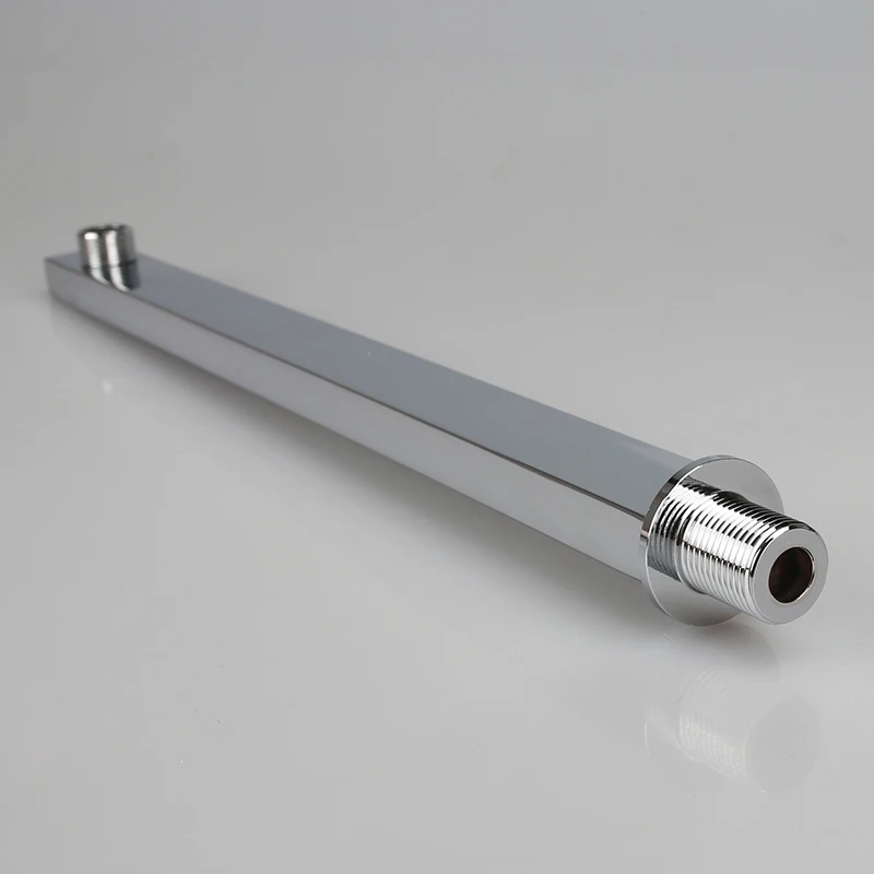 40 см длинная квадратная Хромированная Душевая насадка для душа удлинительная