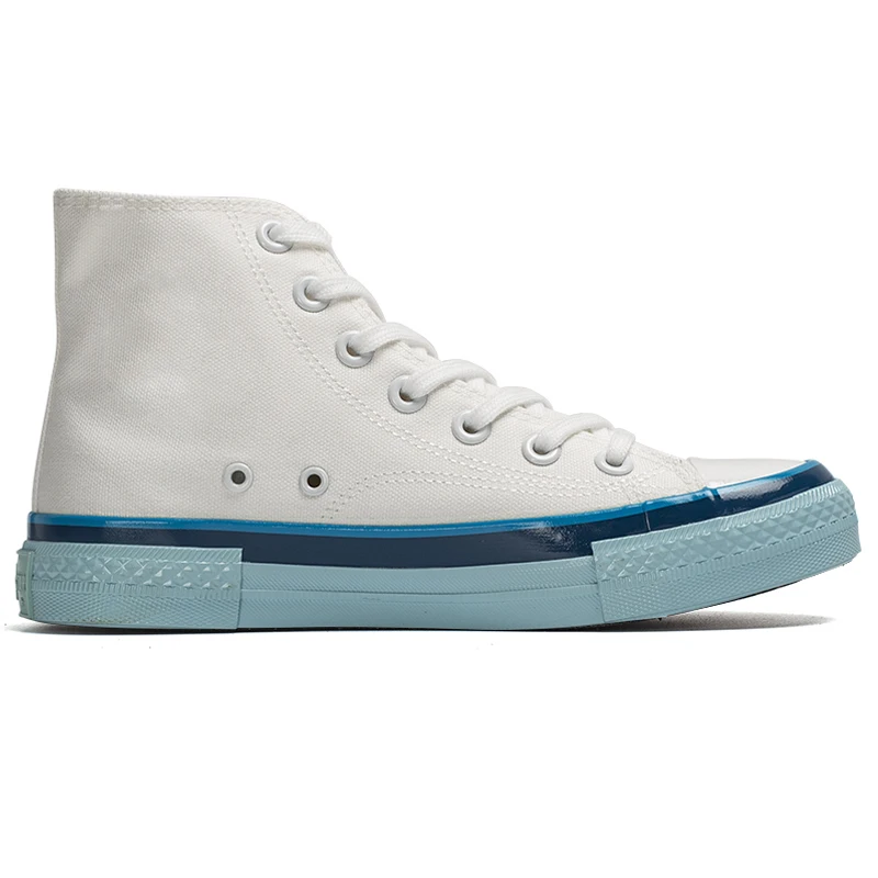 Кеды женские холщовые кроссовки с высоким берцем Вулканизированная подошва