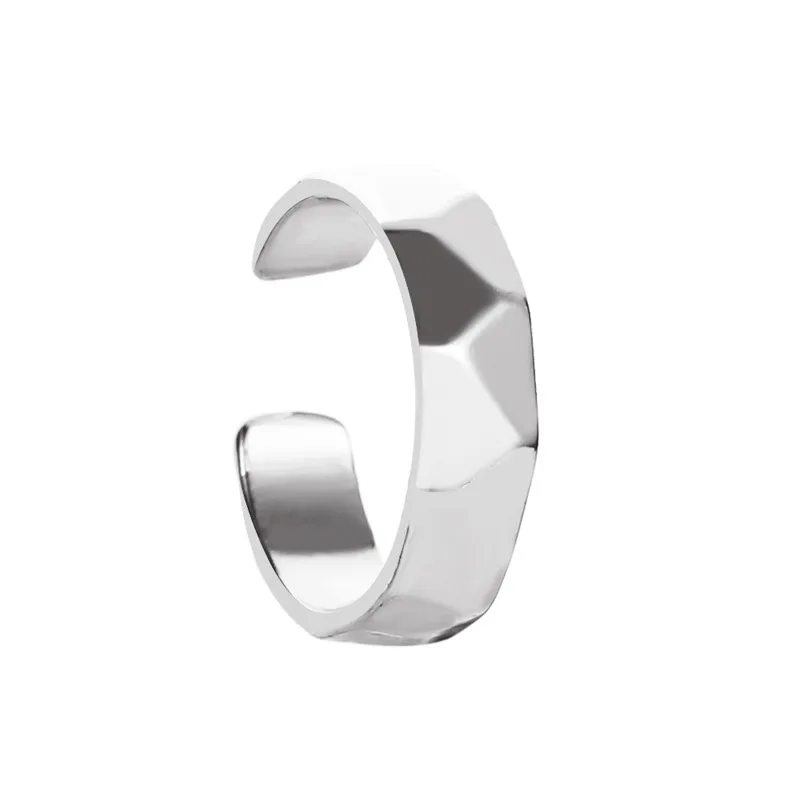 Женские винтажные геометрические клипсы в стиле панк с кристаллами