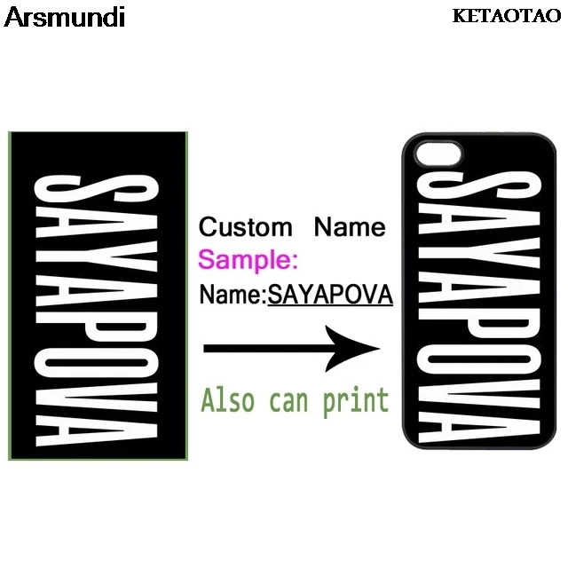 KETAOTAO индивидуальные именные телефонные чехлы для iPhone 4S 5C 5S 6S 7 8 5Plus XR XS Max X чехол
