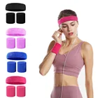 Повязка от пота на голову унисекс Волейбол Баскетбол группа Браслеты спортивный браслет для Для мужчин Для женщин Для мужчин Фитнес наручные Напульсники