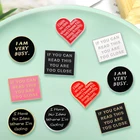 Креативная модная брошь в виде буквы с изображением капли, брошь, заколка для джинсовой сумки, подарок для друзей, мужские и женские модные украшения, украшение для одежды