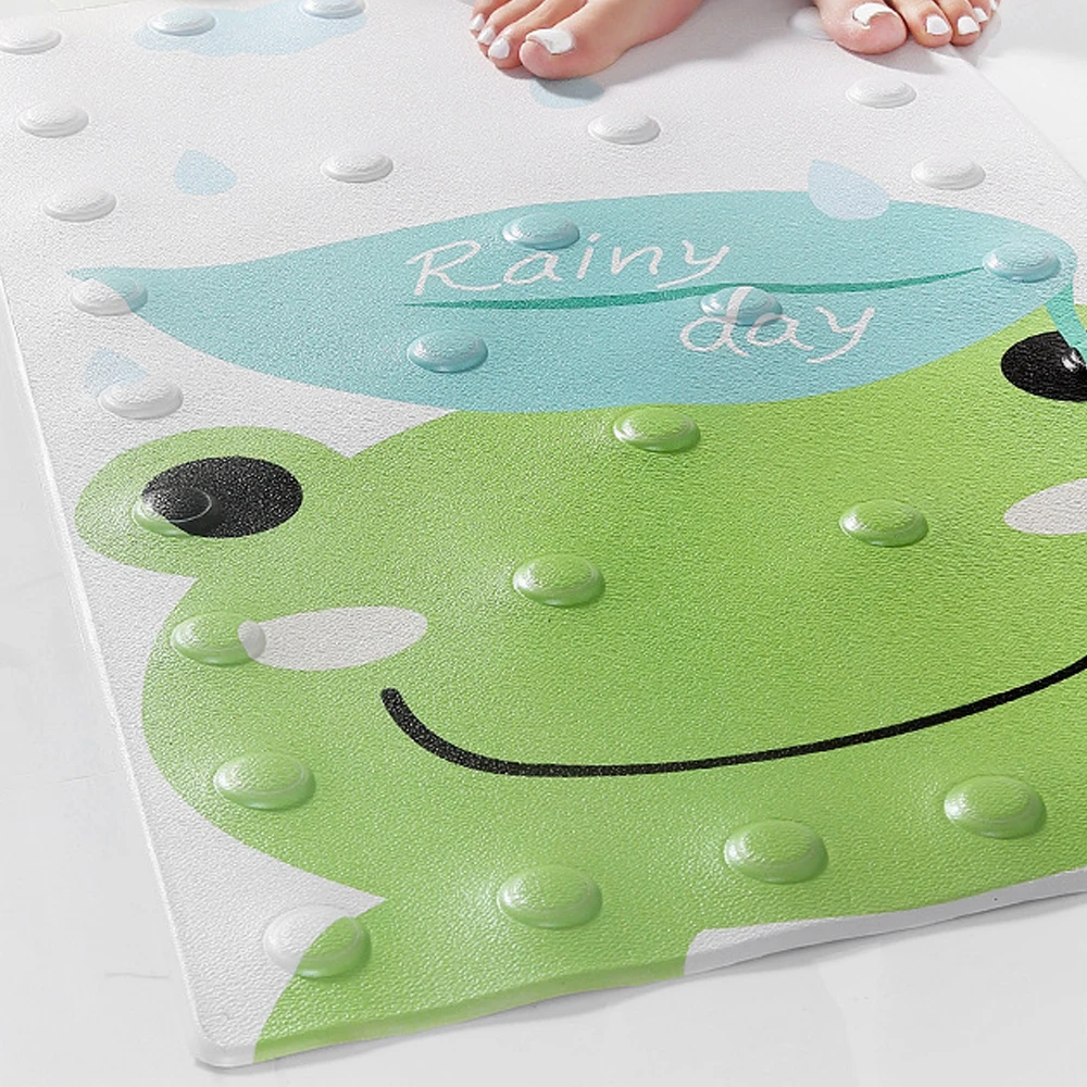 40x70cm Cartoon Carpet Bathroom Anti-skid Floor Mat Foot Pad Suction Cup Waterproof Shower Room Bathtub Home Decorative | Дом и сад