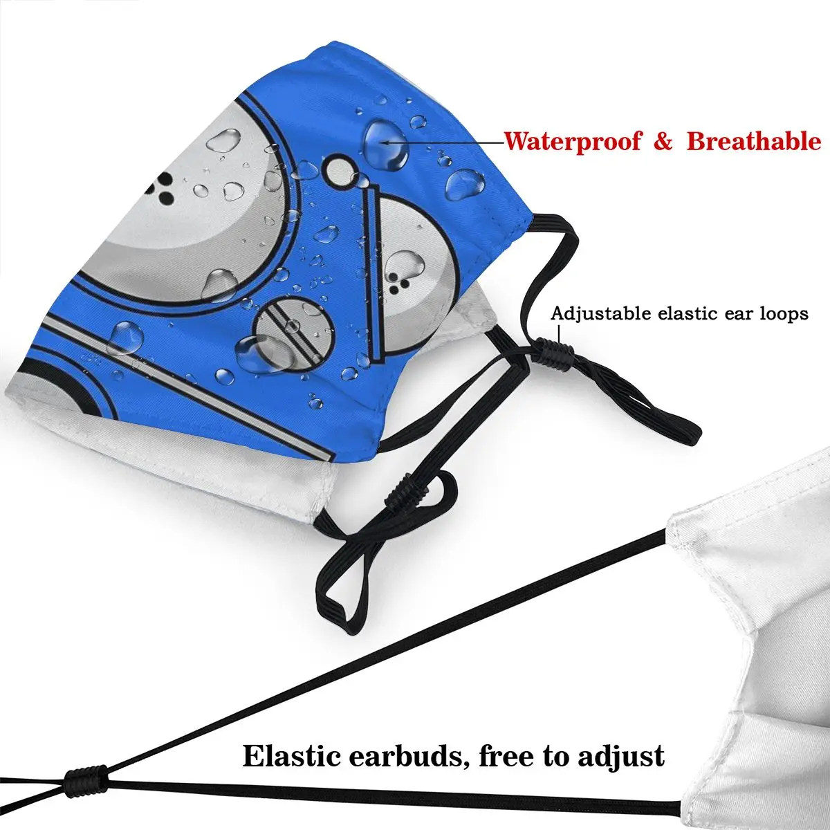 Маска-призрак TACHIKOMA в Ракушке многоразовая искусственная защитная пленка модная