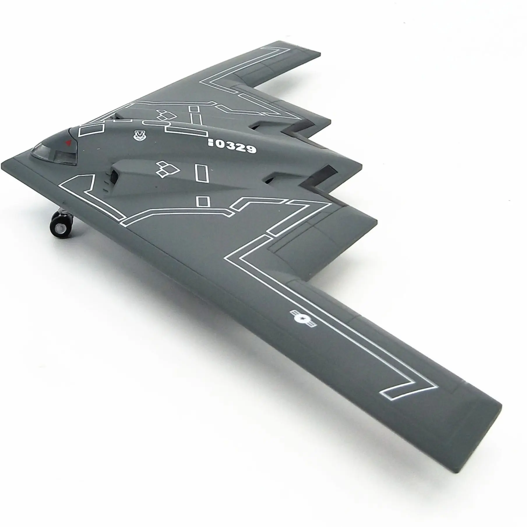 1:200 1/200 весы US B-2 Spirit Stealth и стратегический бомбардировщик литья под давлением