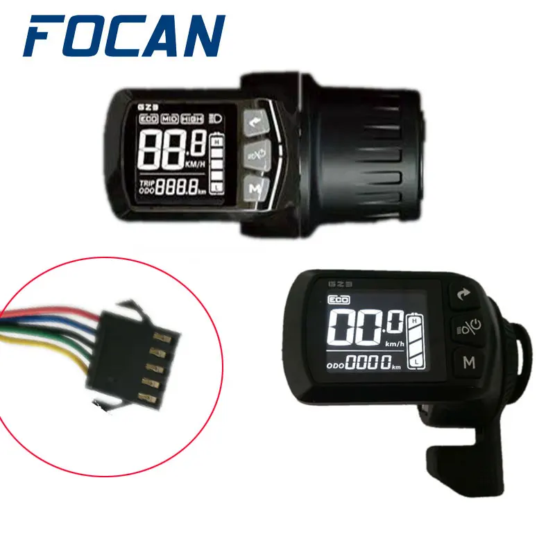 24 В 36 48 Электрический велосипед Скутер ЖК дисплей с ручкой переключения