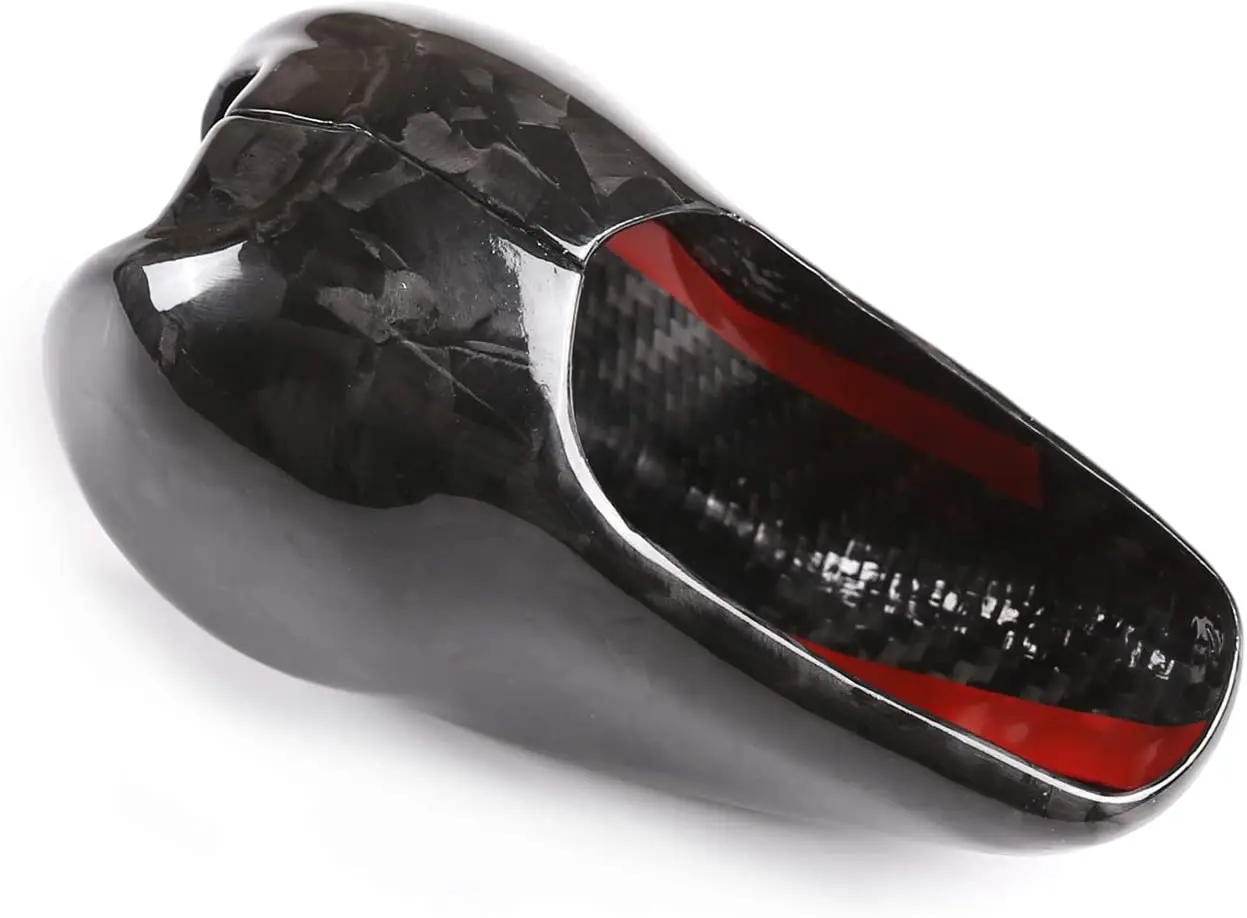 

Full Forged Carbon Fiber Gear Knob Car Accessories Interior Trim For Macan Panamera Cayman 718 911 Boxster