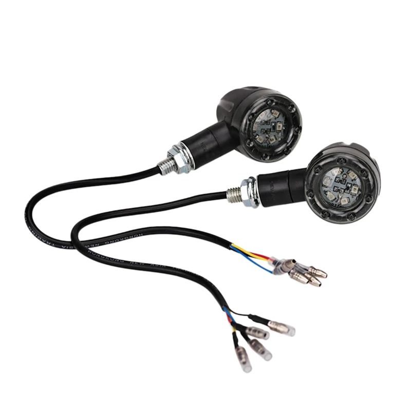 2Pcs Motorcycle Turn Signal 6Led Indicator Locomotive Universal | Автомобили и мотоциклы