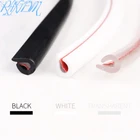 Резиновое уплотнение для автомобильной двери типа U 5 м, звукоизоляционная уплотнительная лента для Volkswagen Golf, Tiguan, Passat, Jetta, Polo, Scirocco, Lavida, Bora