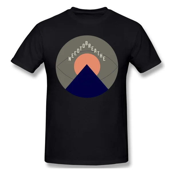 

Needtobreathe 2020 summer new men's fashion cotton funny tees round neck T-shirt classic short sleeves Black S